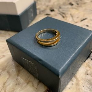 AURATE ring size 7 yellow gold vermeil